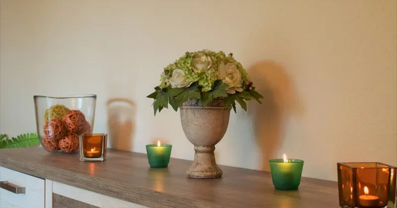 Ferienwohnungen am Jakobsweg - Wohnzimmer Sideboard